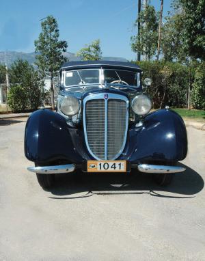 Audi Front UW 225 Sport Cabriolet von Glaser 1935 года 